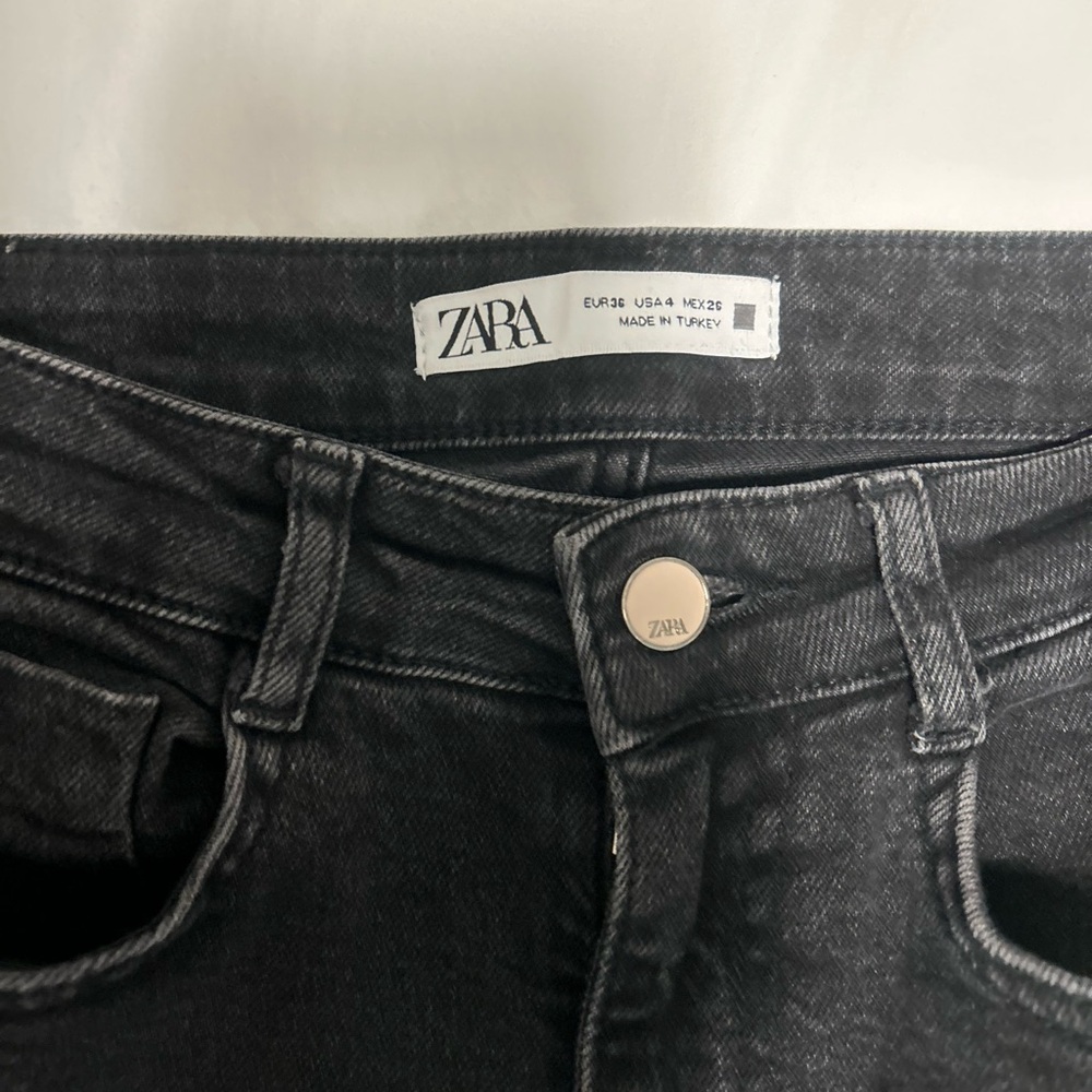 Zara Black Women's Jeans - Picture 2 of 2